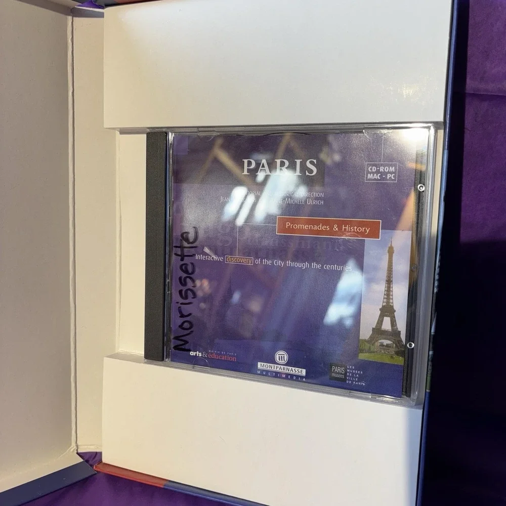 PARIS Promenades & History CD Rom PC Tour